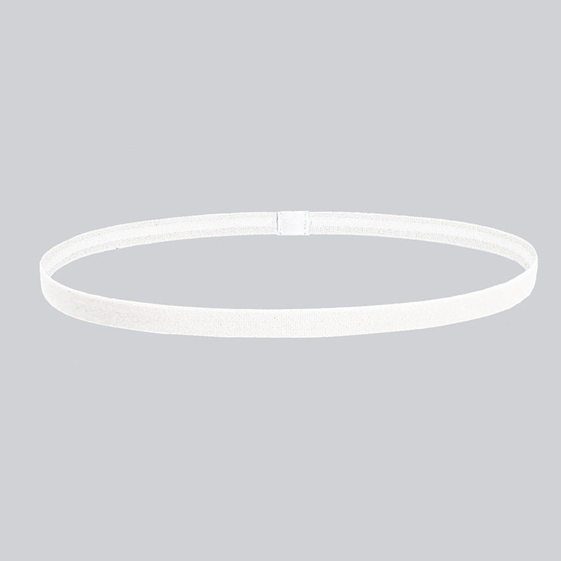 Non-slip sporty thin elastic hair band