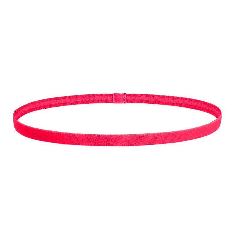 Non-slip sporty thin elastic hair band