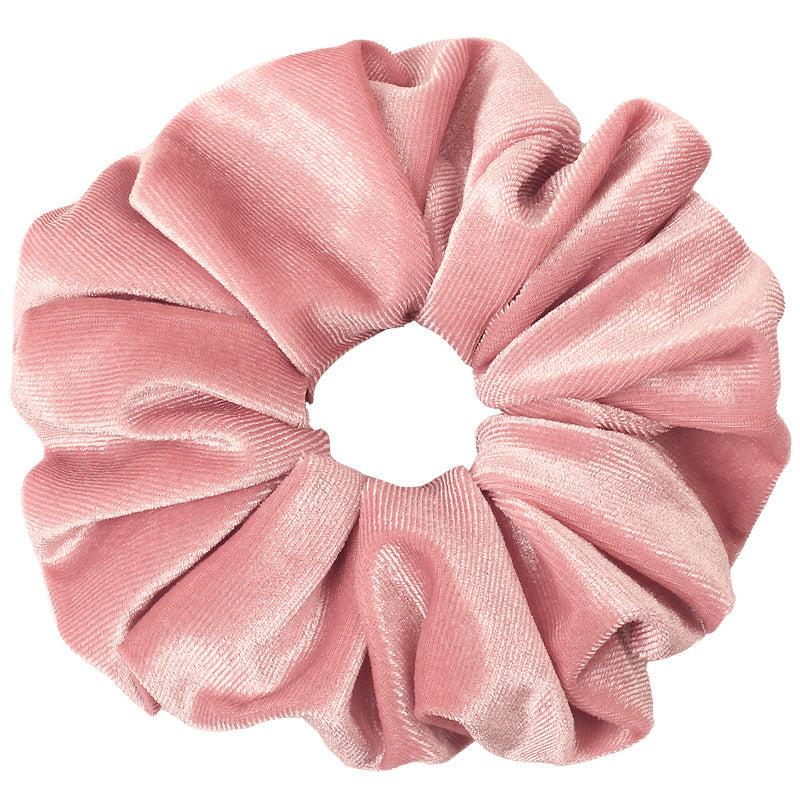 Large velvet scrunchies
