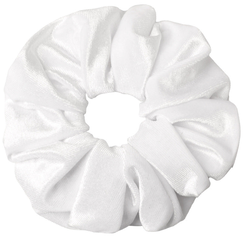 Large velvet scrunchies