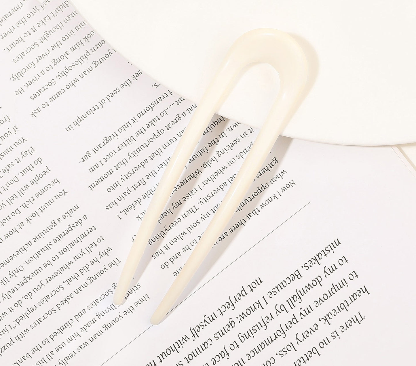Acrylic hair fork