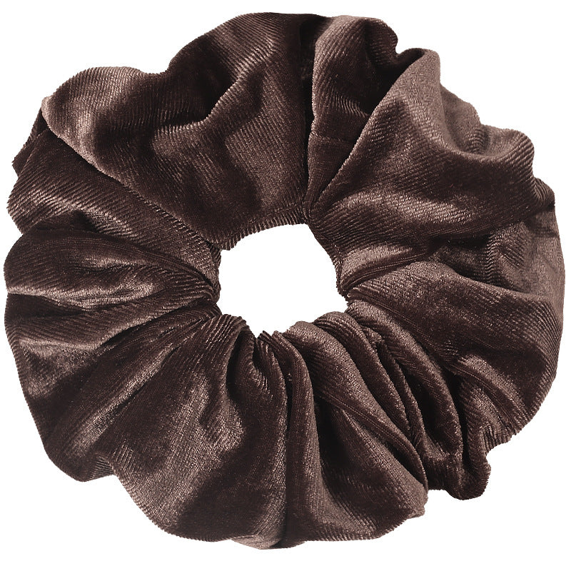 Large velvet scrunchies