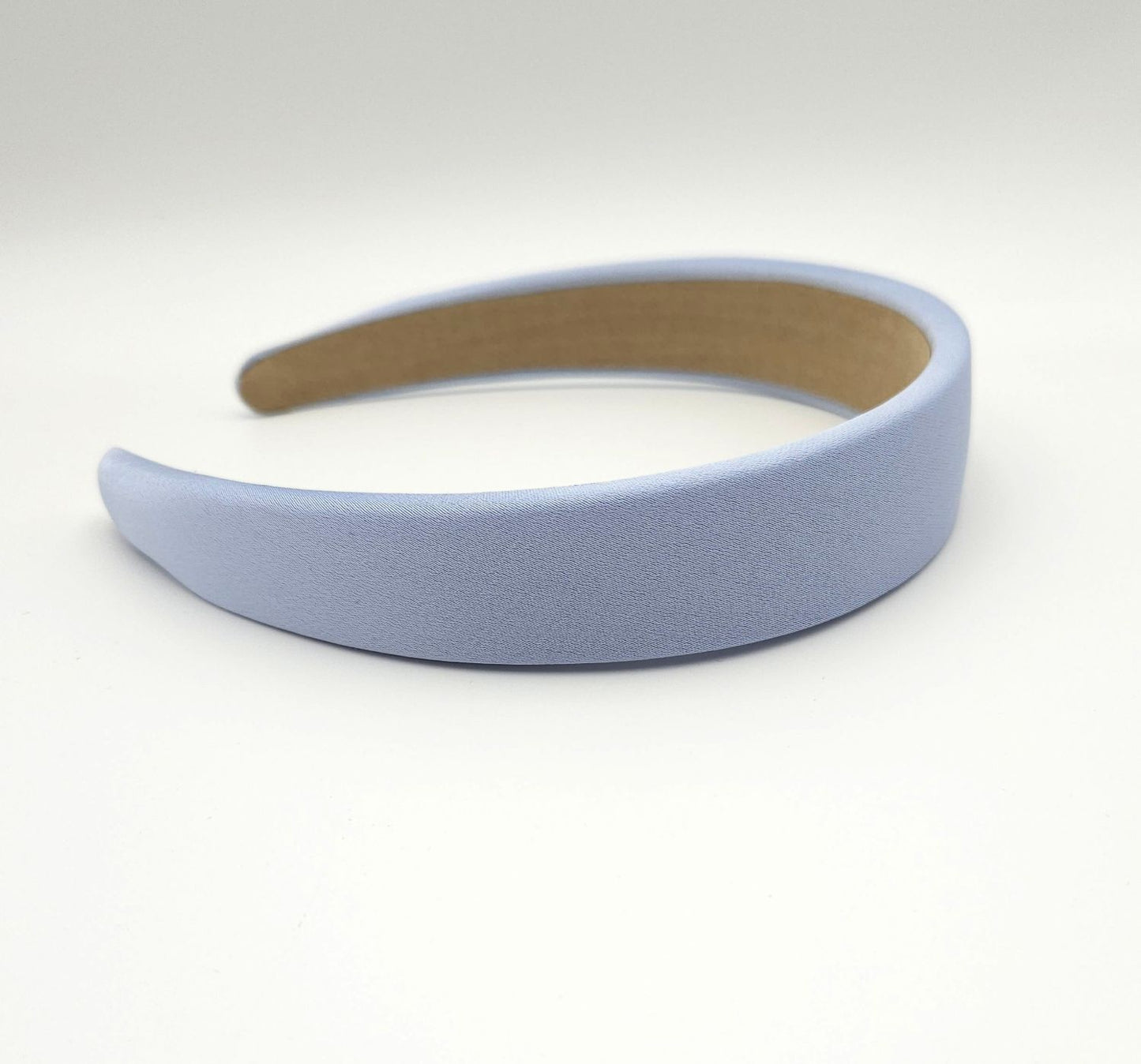 Thinly padded headband in grey blue