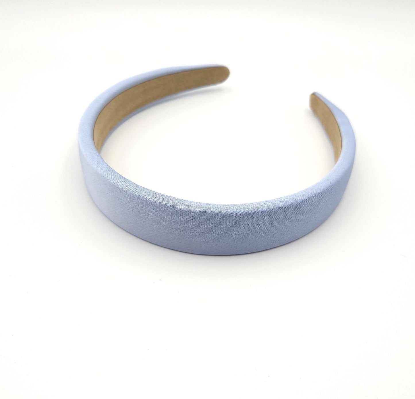 Thinly padded headband in grey blue
