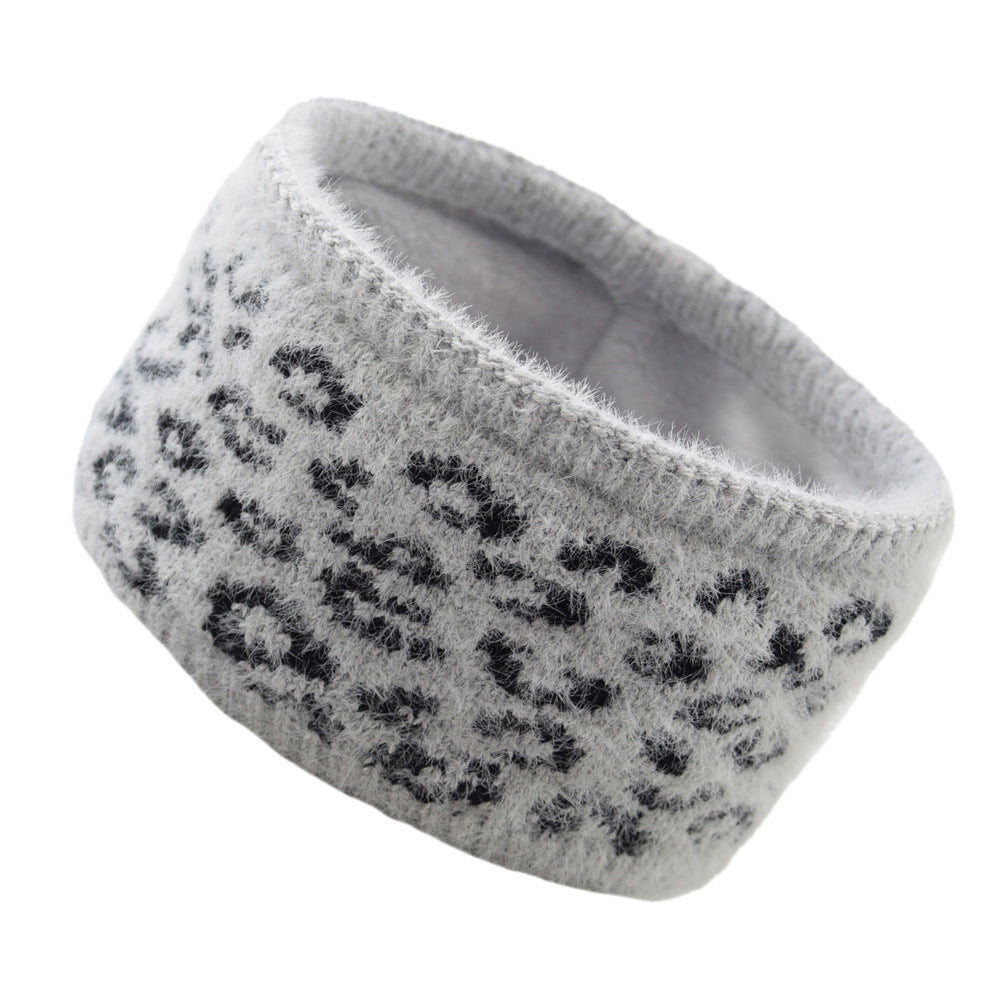 Fleece lined super soft knitted loop headband