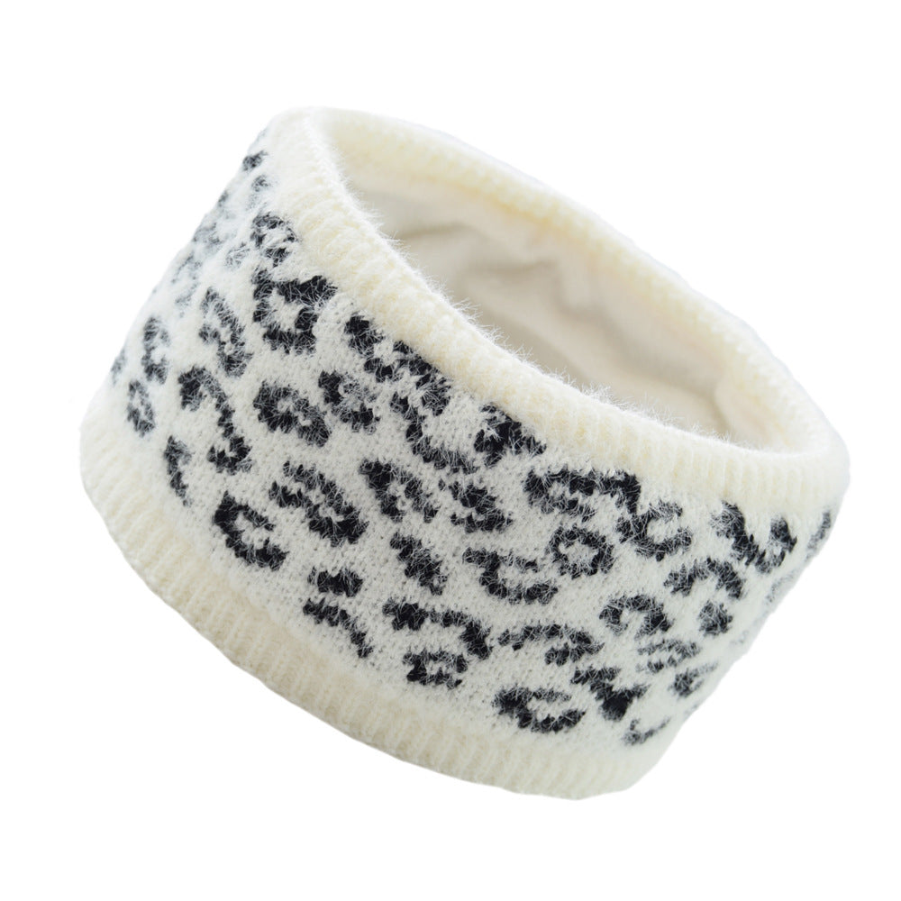 Fleece lined super soft knitted loop headband