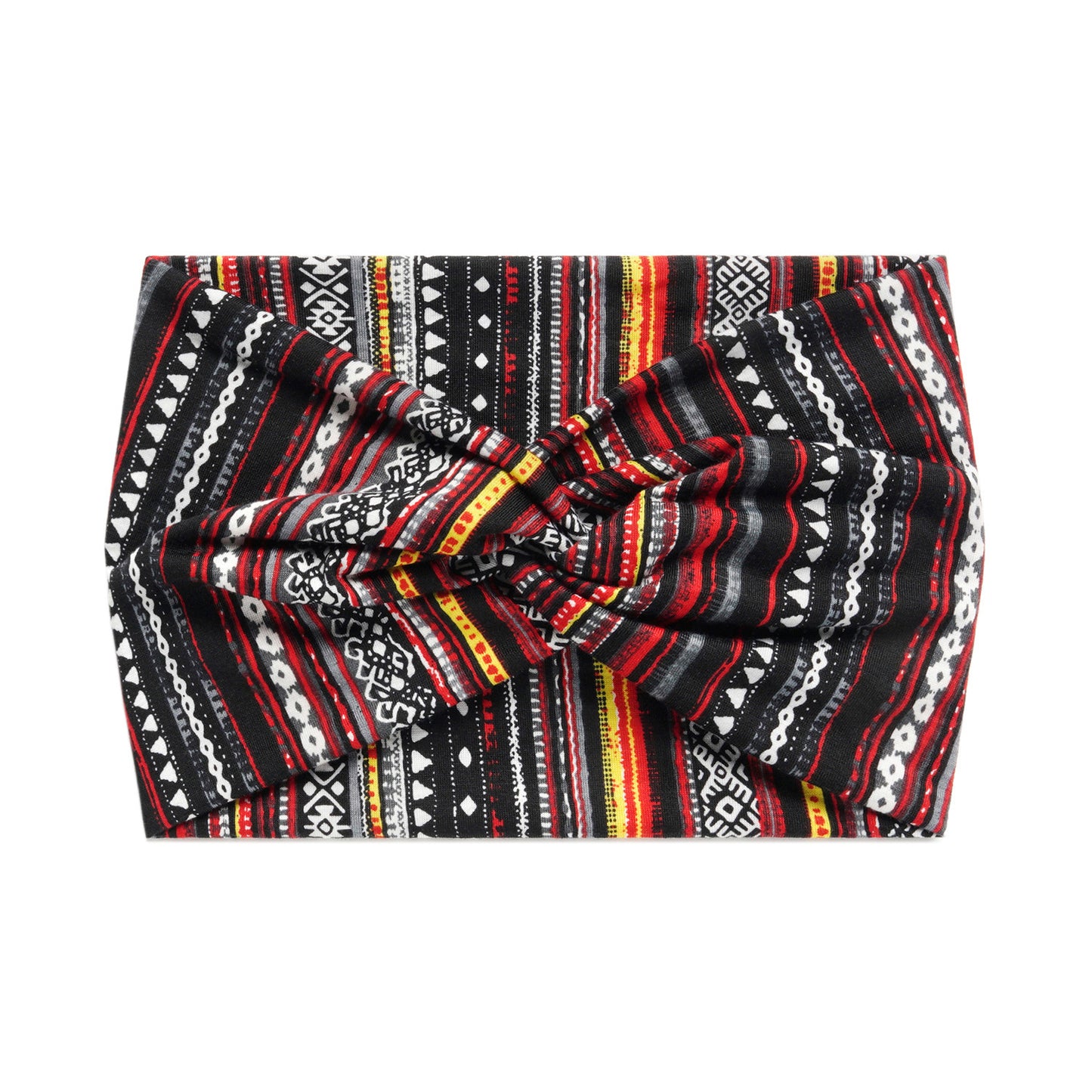 Super wide twist front stretchy headband