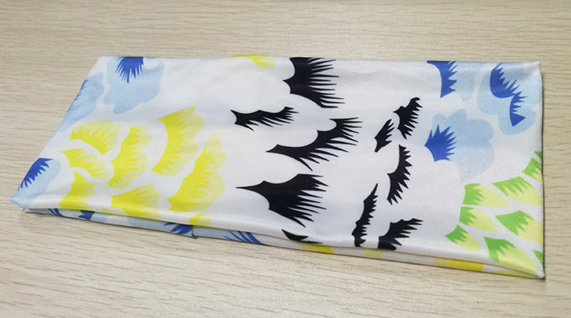 Printed stretchy loop hair band