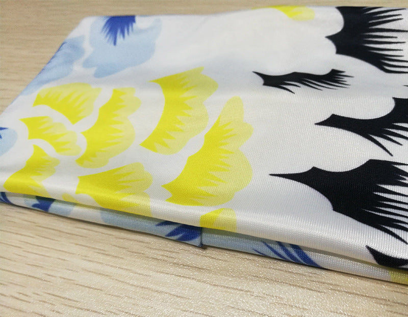 Printed stretchy loop hair band