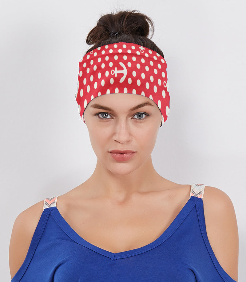Printed stretchy loop hair band