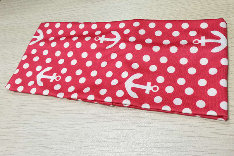 Printed stretchy loop hair band