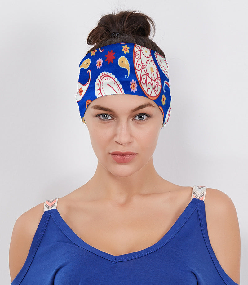 Printed stretchy loop hair band
