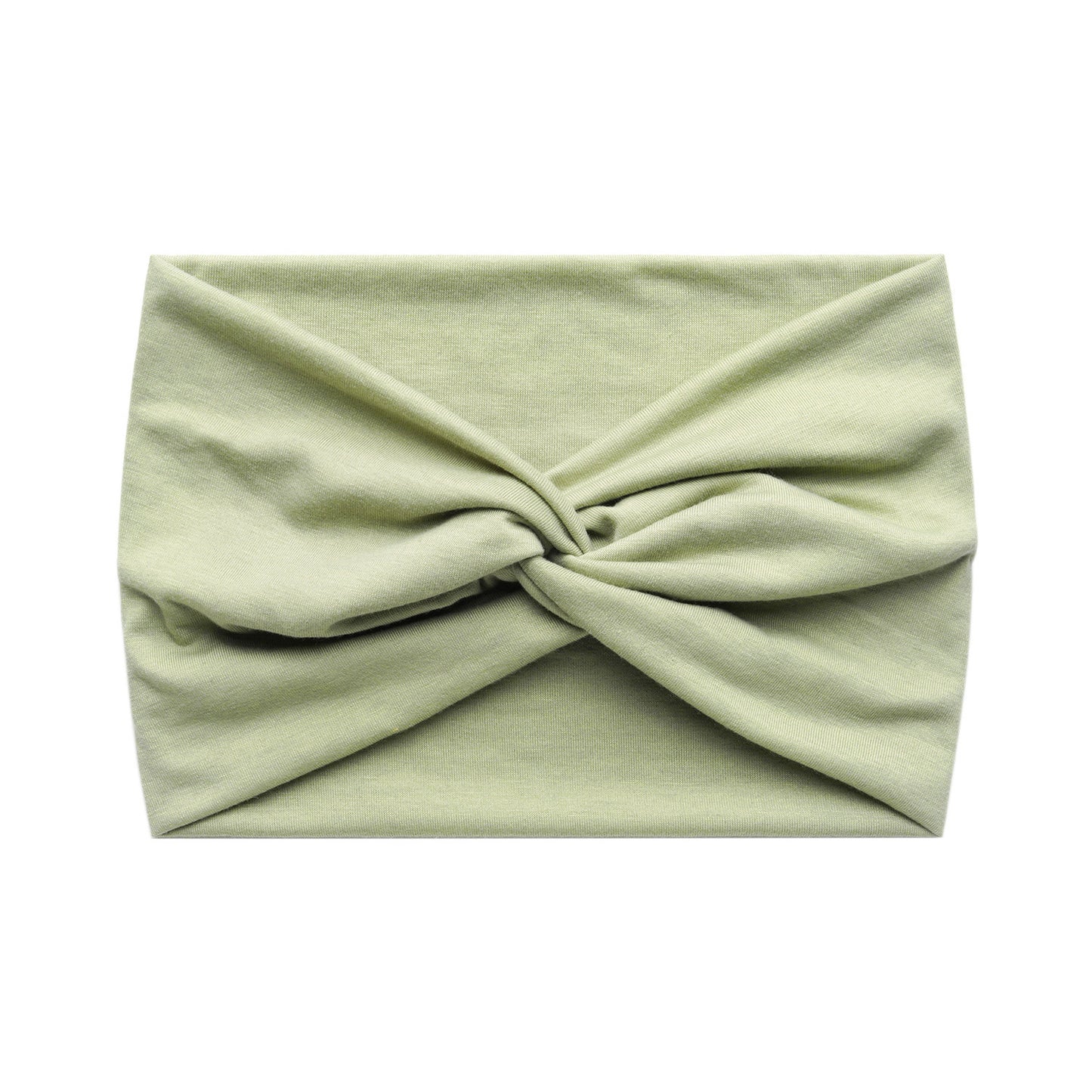 Super wide twist front stretchy headband