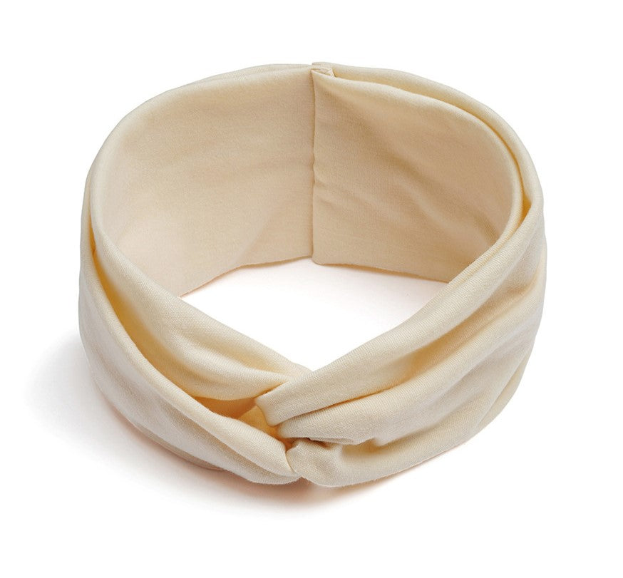 Cotton plain turban headband