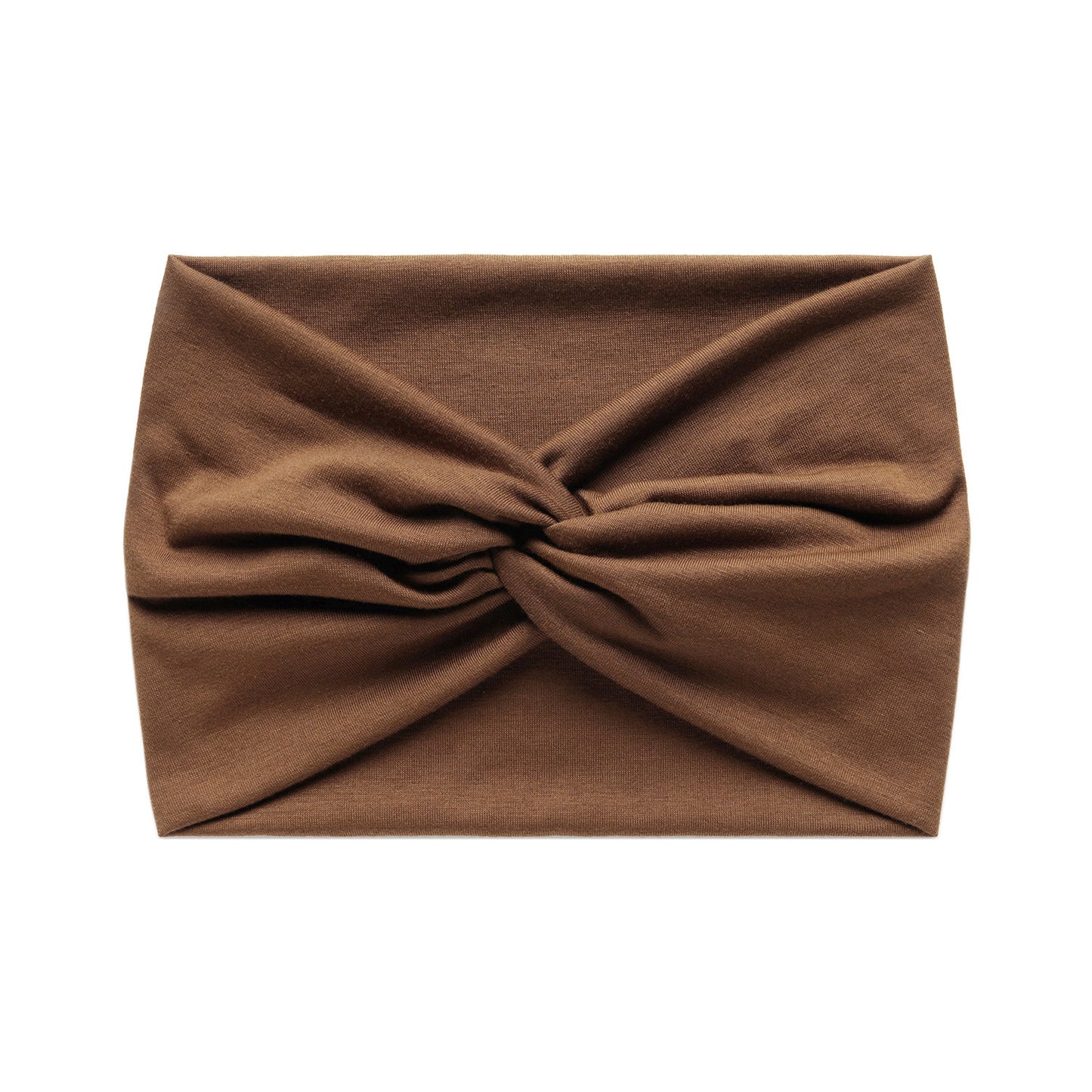 Super wide twist front stretchy headband