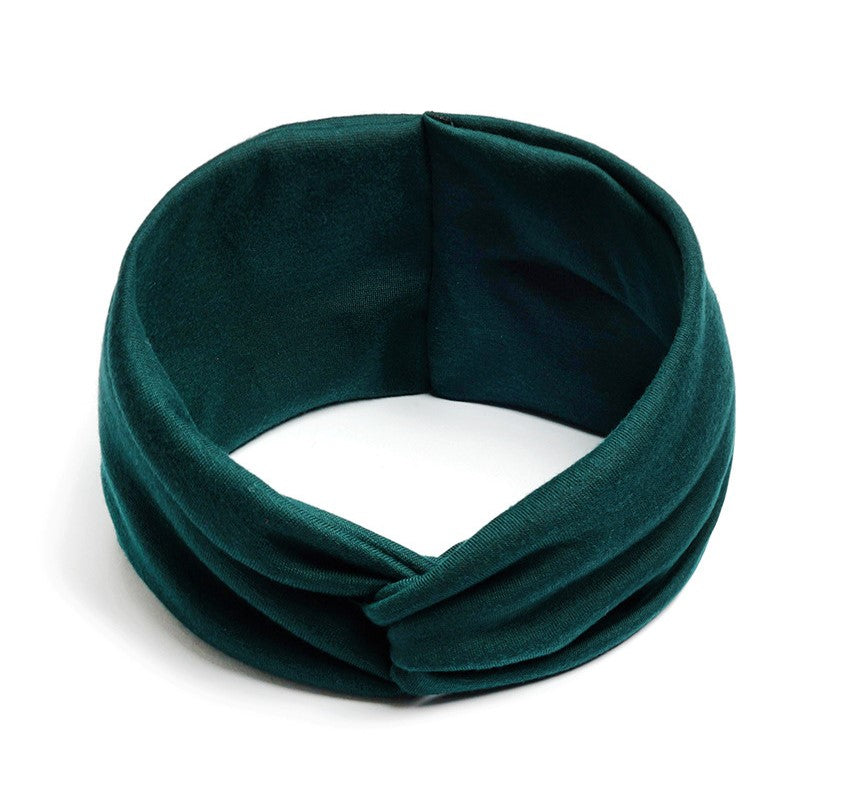 Cotton plain turban headband