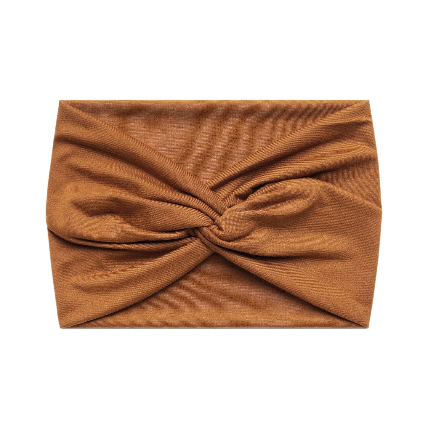 Super wide twist front stretchy headband