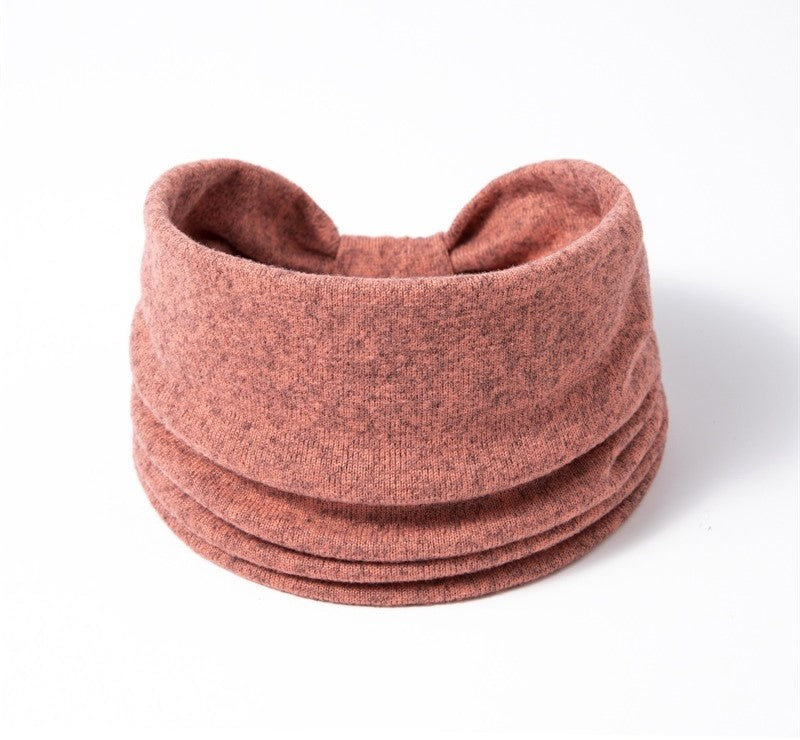 Knitted 2-way knotted bandanna hair band