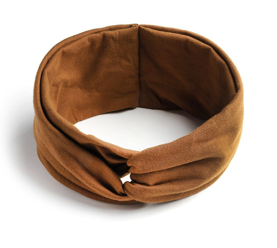 Cotton plain turban headband