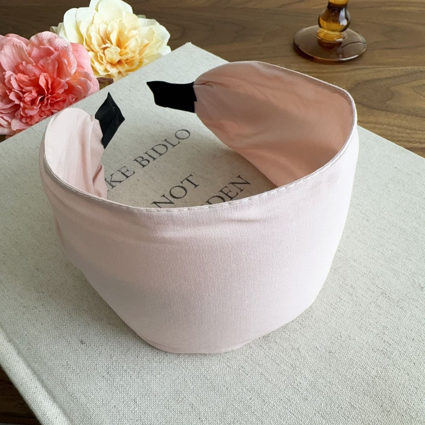 8cm wide plain chiffon headband