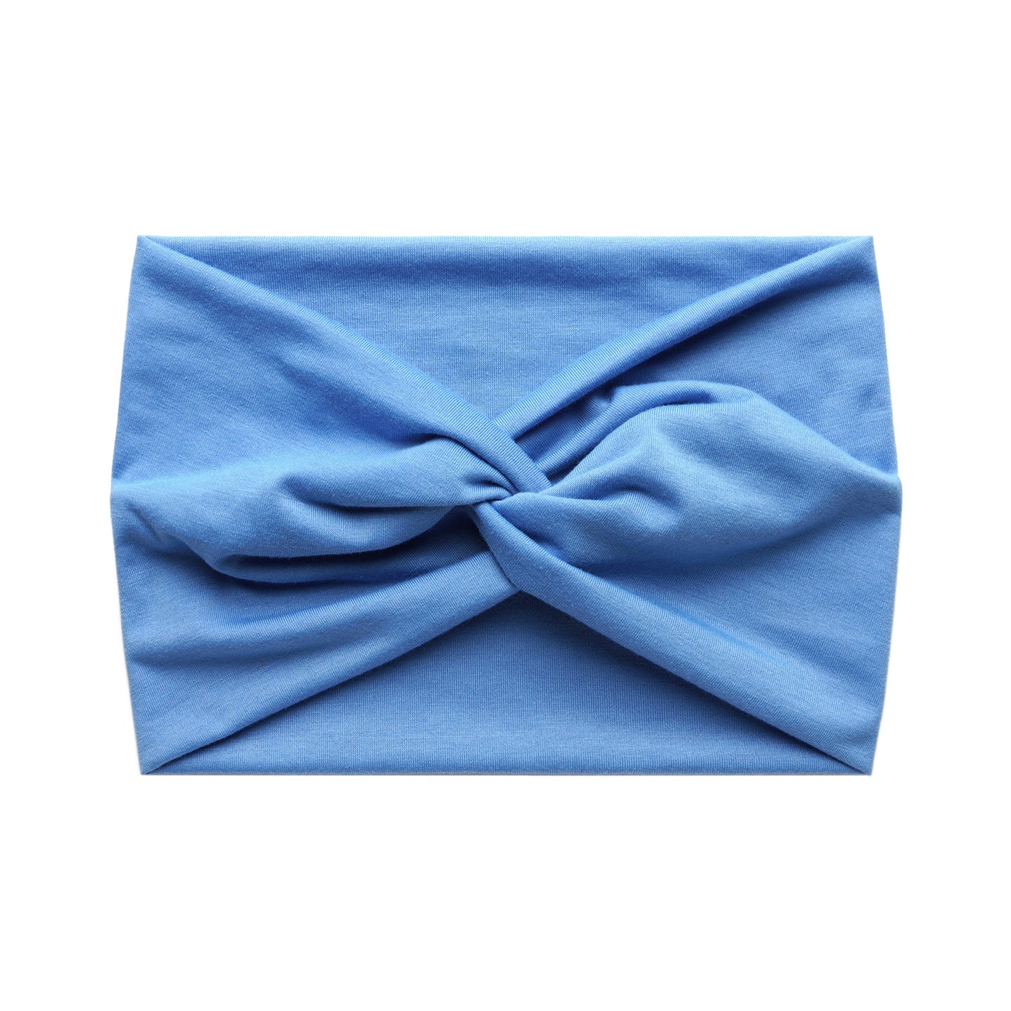 Super wide twist front stretchy headband
