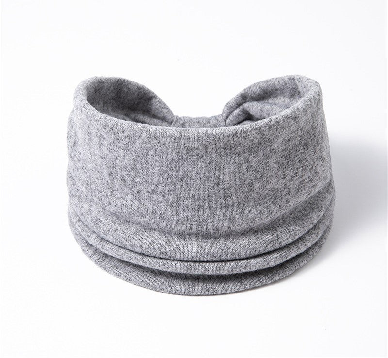 Knitted 2-way knotted bandanna hair band