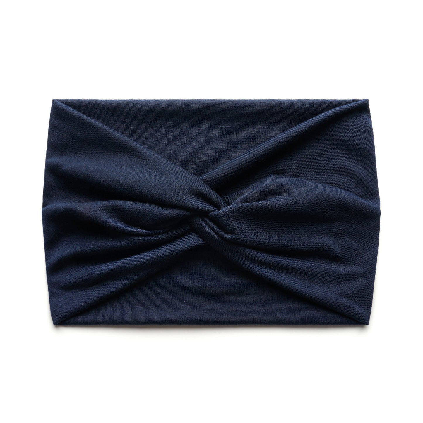 Super wide twist front stretchy headband