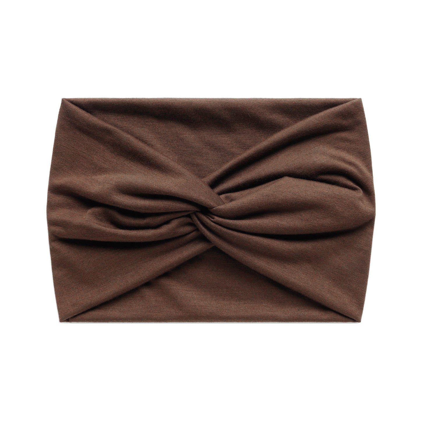 Super wide twist front stretchy headband