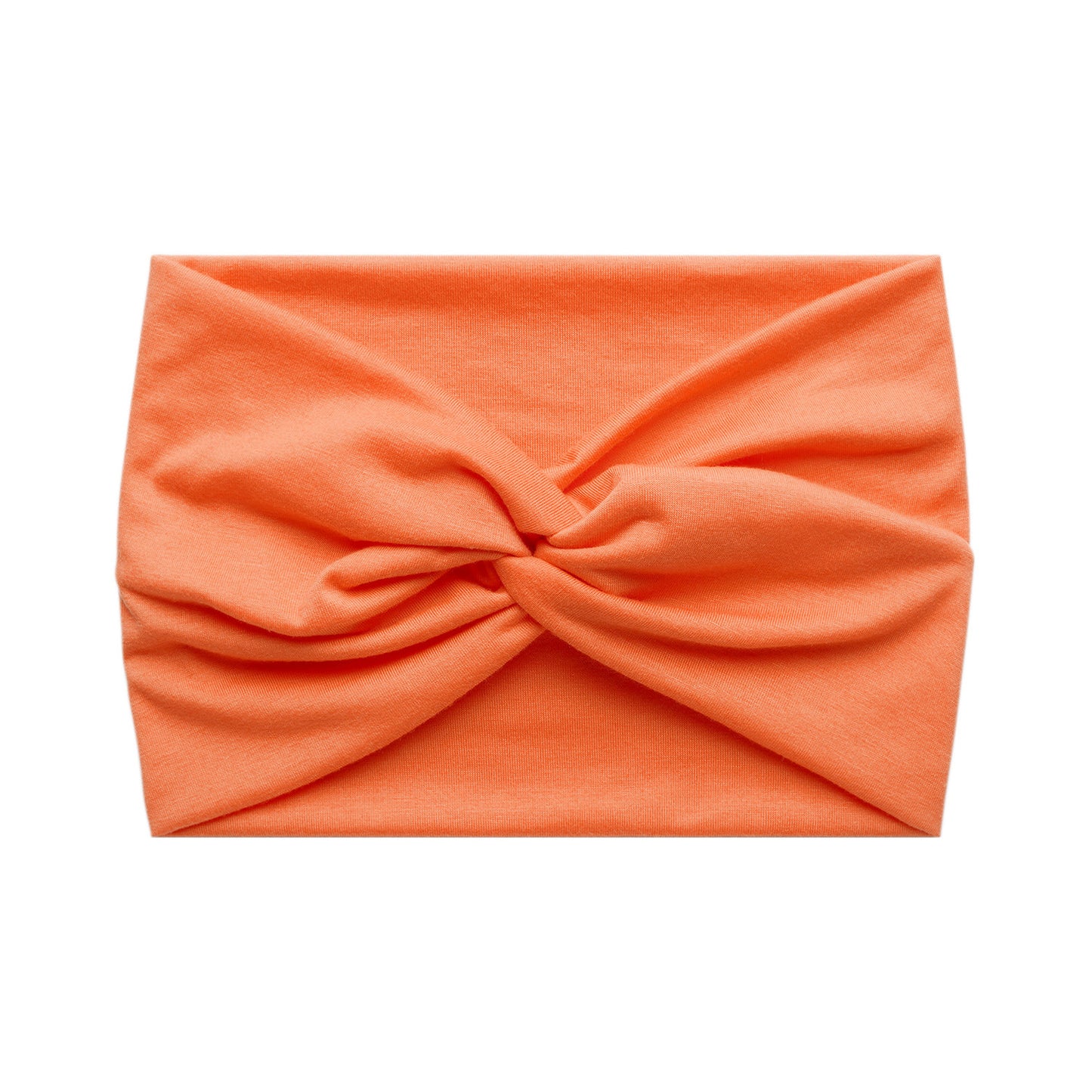 Super wide twist front stretchy headband