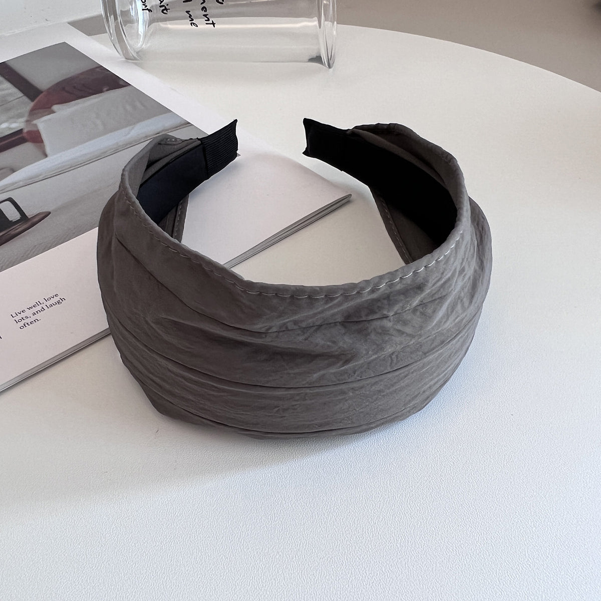 Light weight wide headband