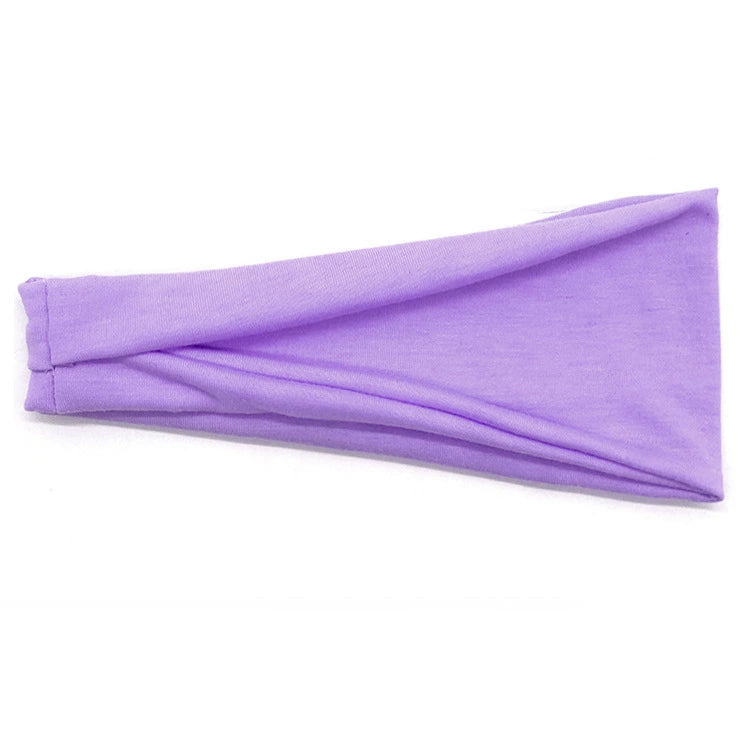 Plain sporty bandanna headband