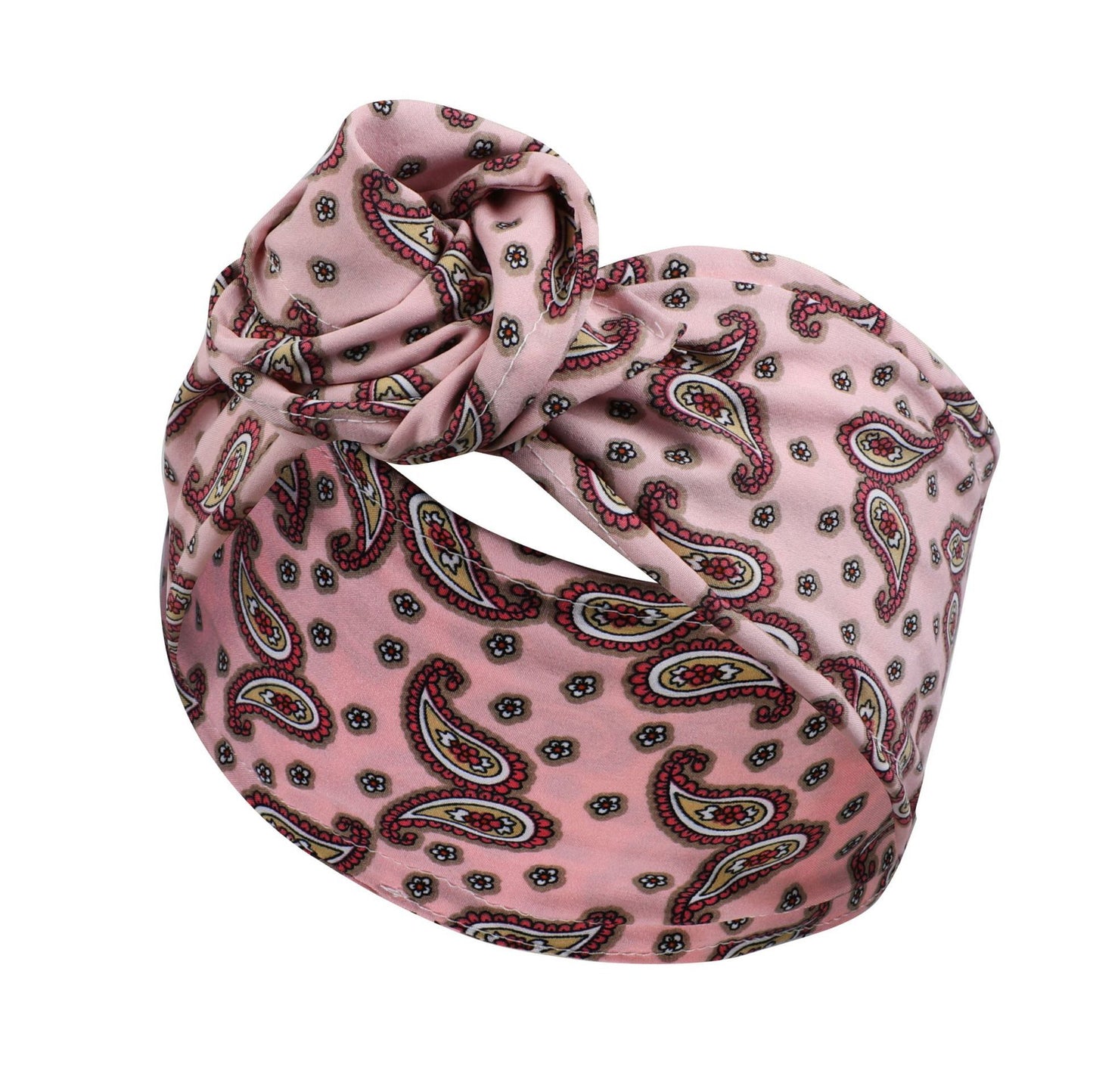 Bulk 20 pieces printed flat wide twist hair scarf