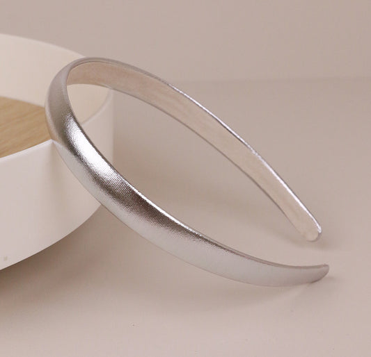 1.5cm wide synthetic leather thin headband