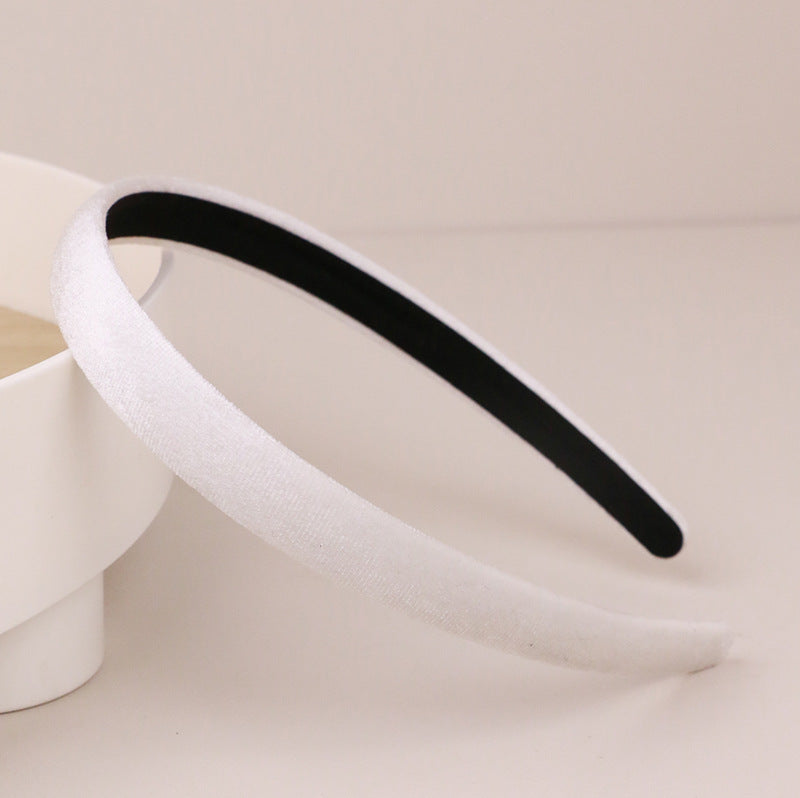 1.5cm wide velvet thin headband