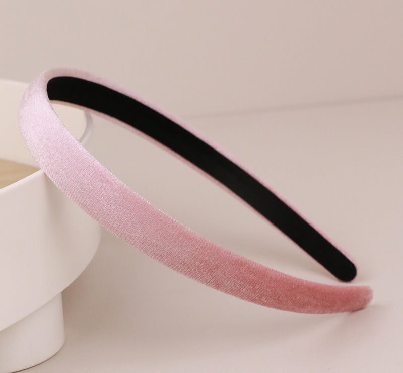 1.5cm wide velvet thin headband