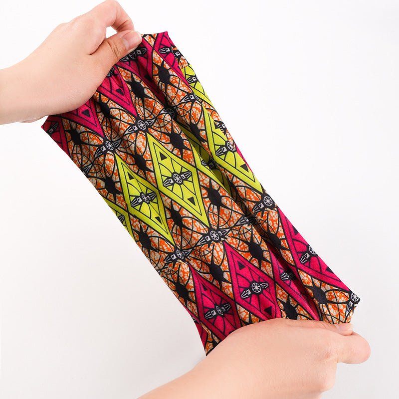 Multicoloured wide loop hair band