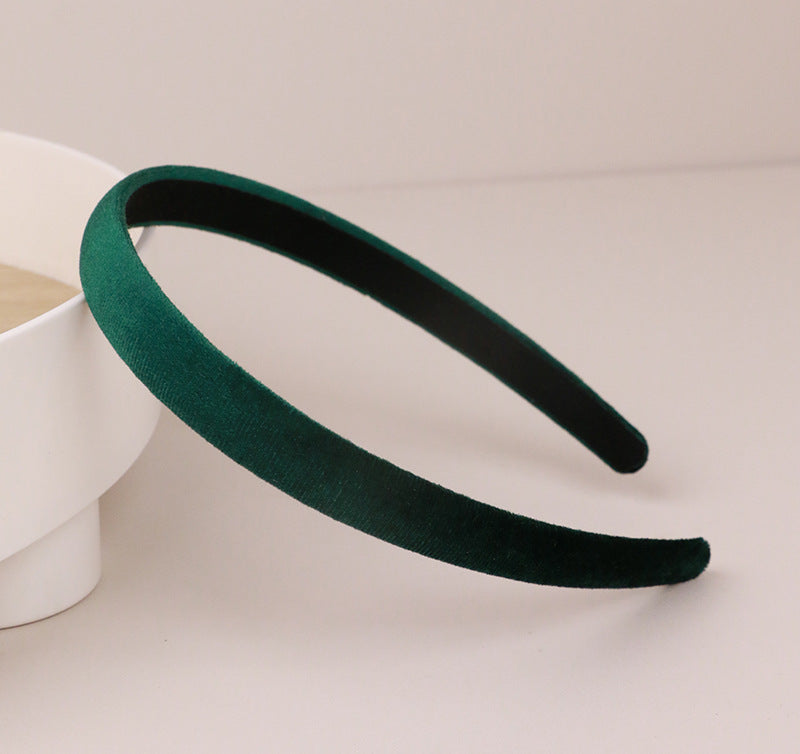 1.5cm wide velvet thin headband