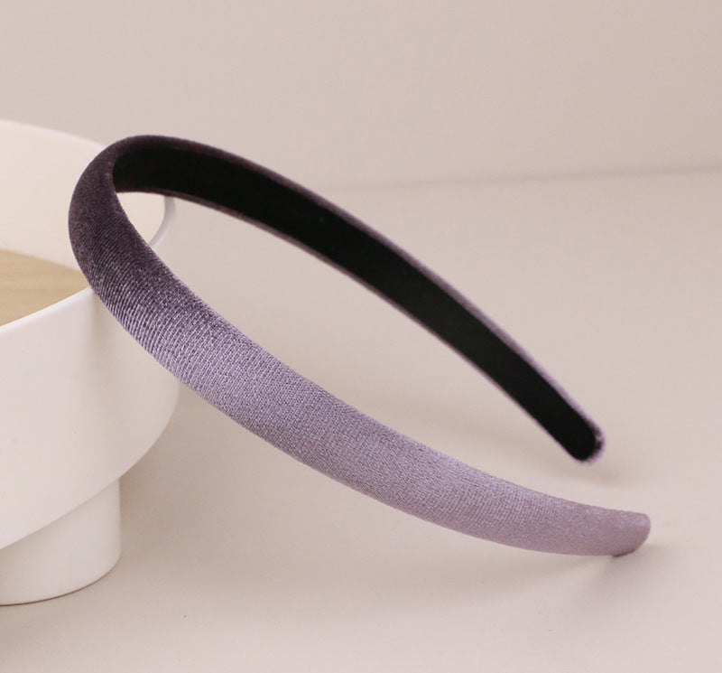 1.5cm wide velvet thin headband