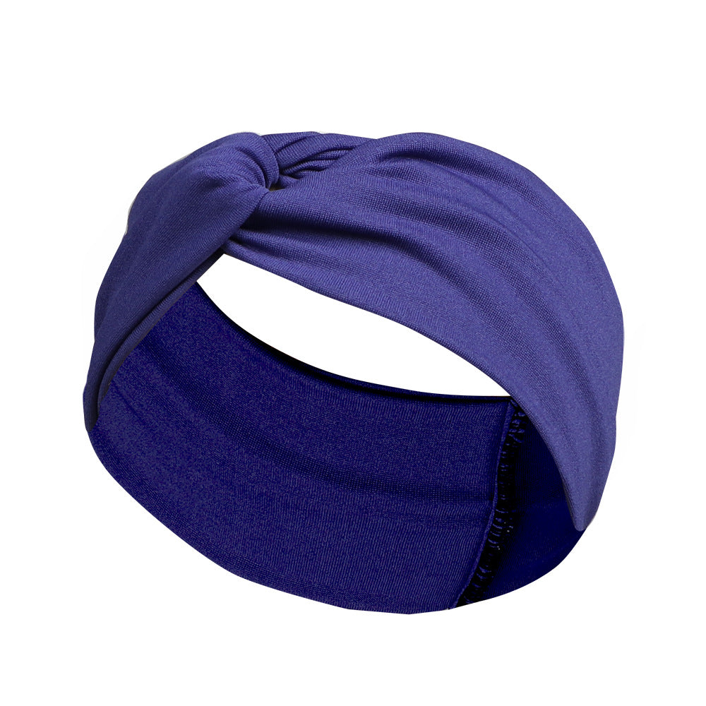 Stretchy turban headband