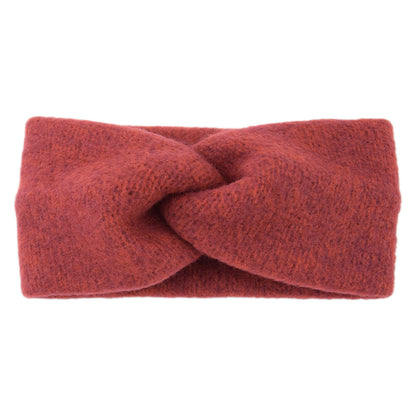 Twist front soft knitted headband