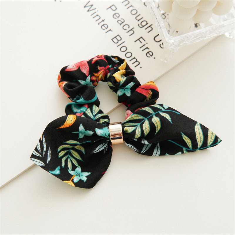 Buckle scrunchies with bow