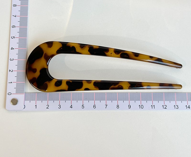 Resin large hair fork / French hair pin