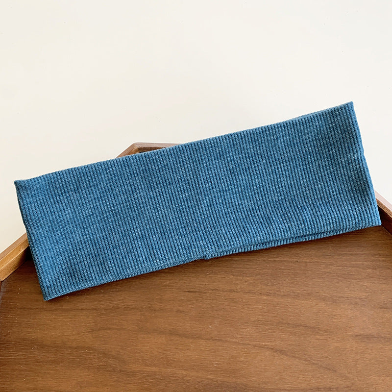 Ribbed stretchy loop headband