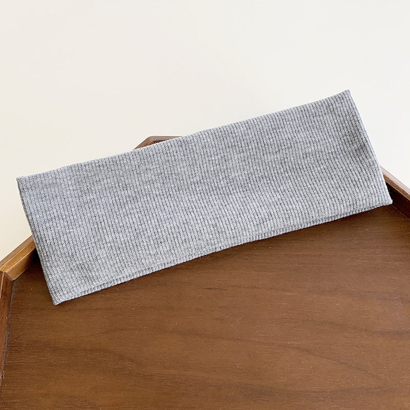 Ribbed stretchy loop headband