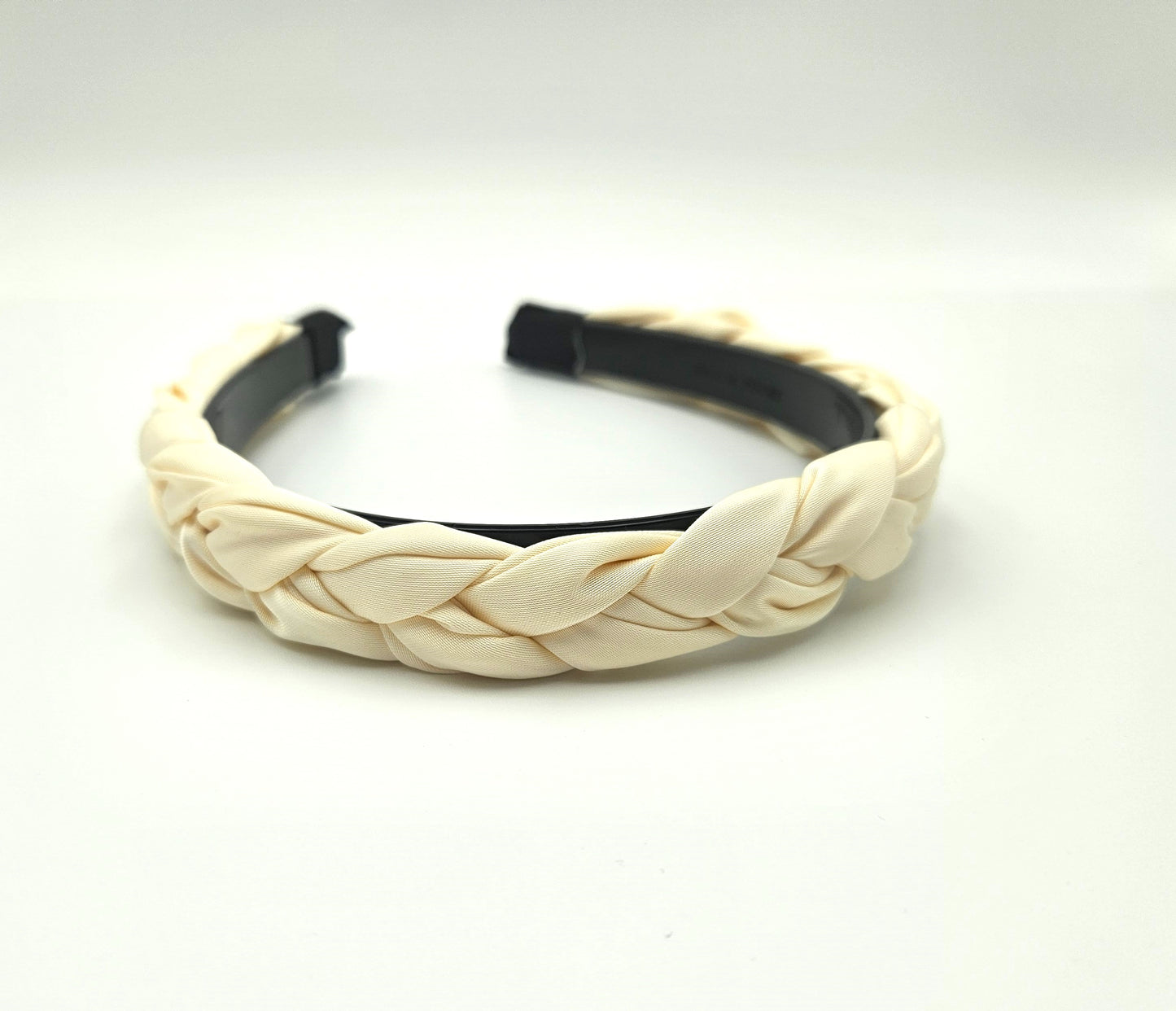 Braided top thin headband