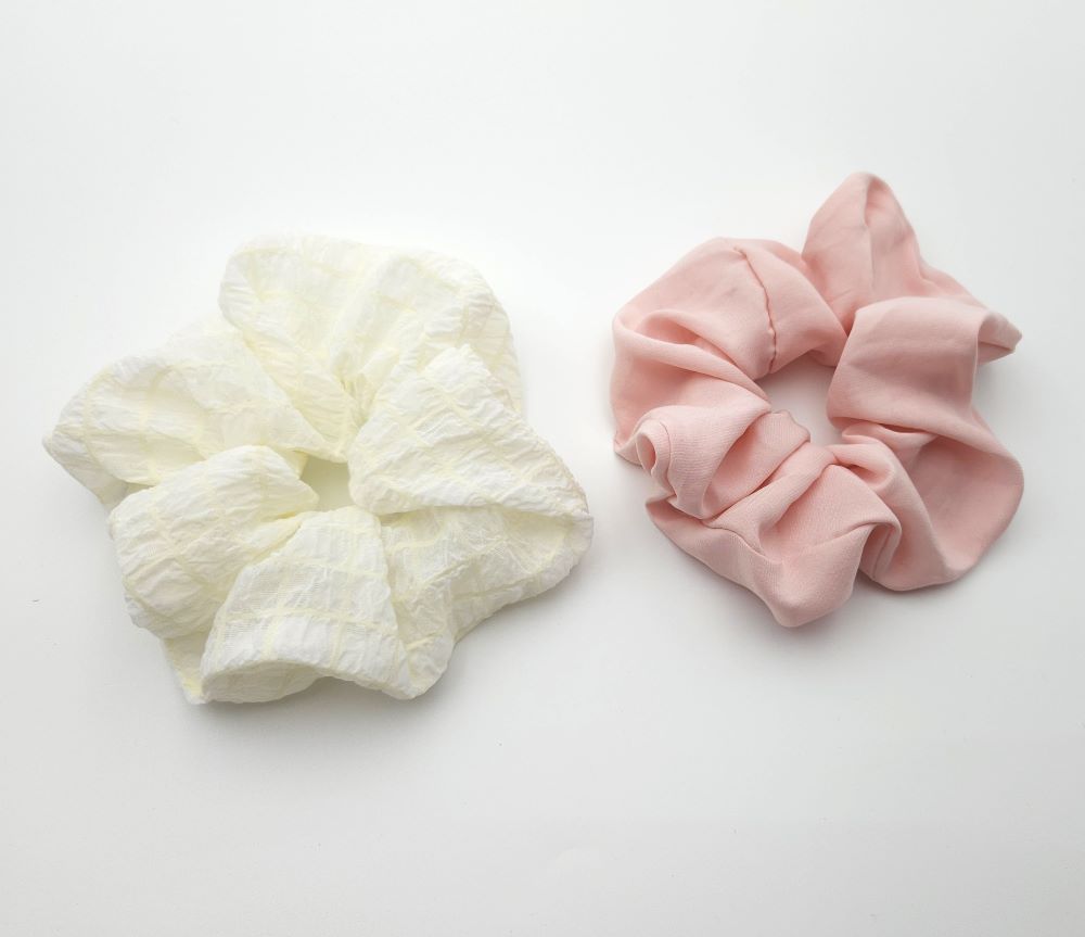 2-pack chiffon scrunchies
