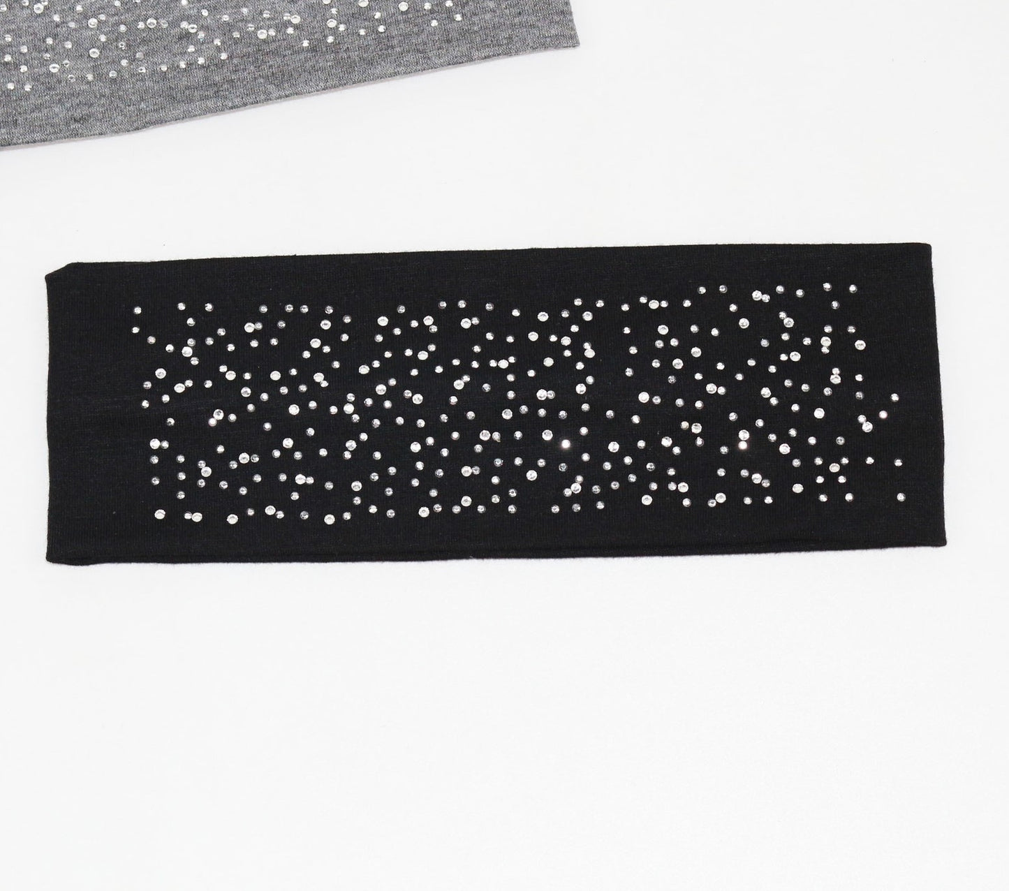 Cotton loop hair band with glitters