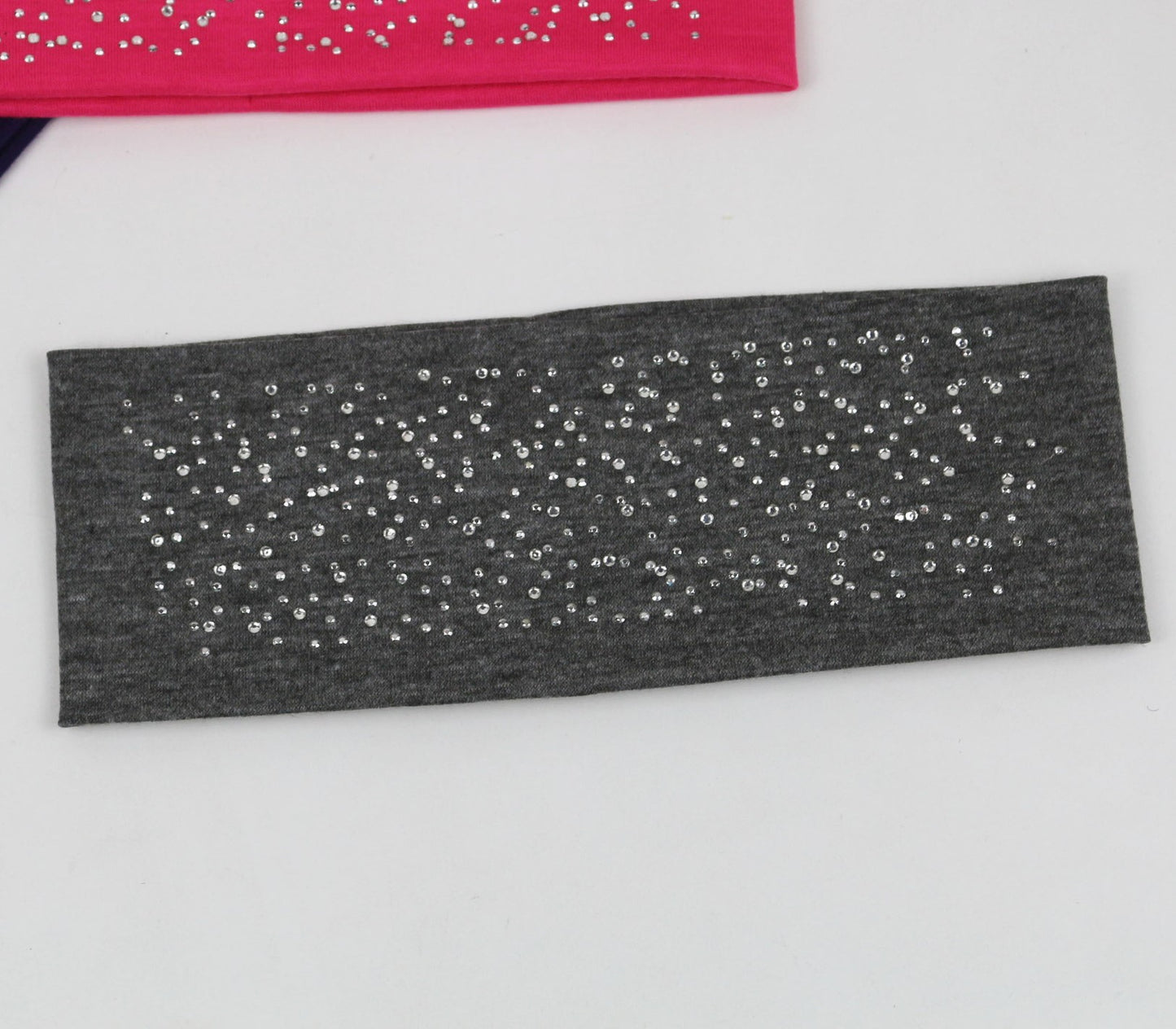 Cotton loop hair band with glitters