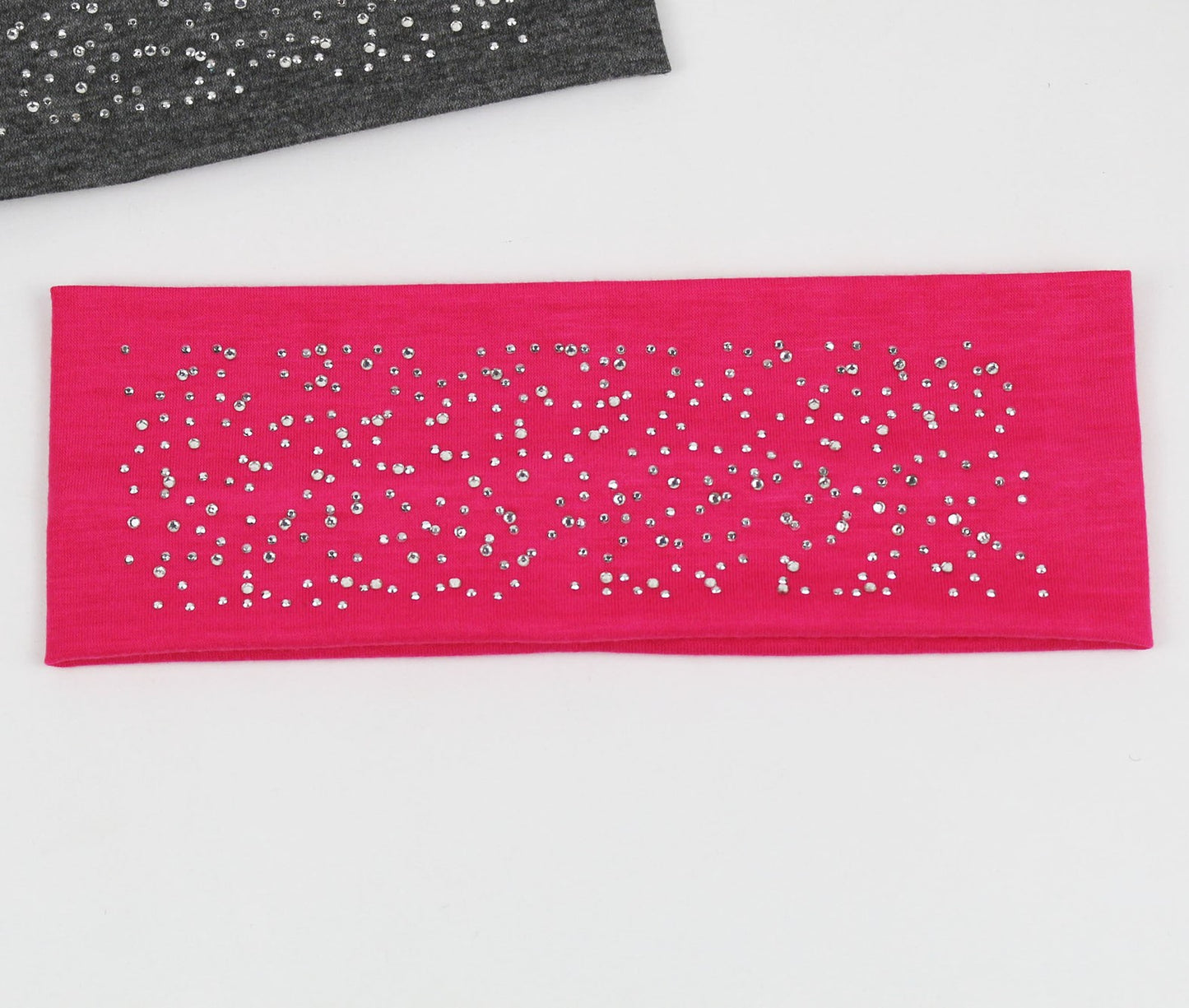 Cotton loop hair band with glitters