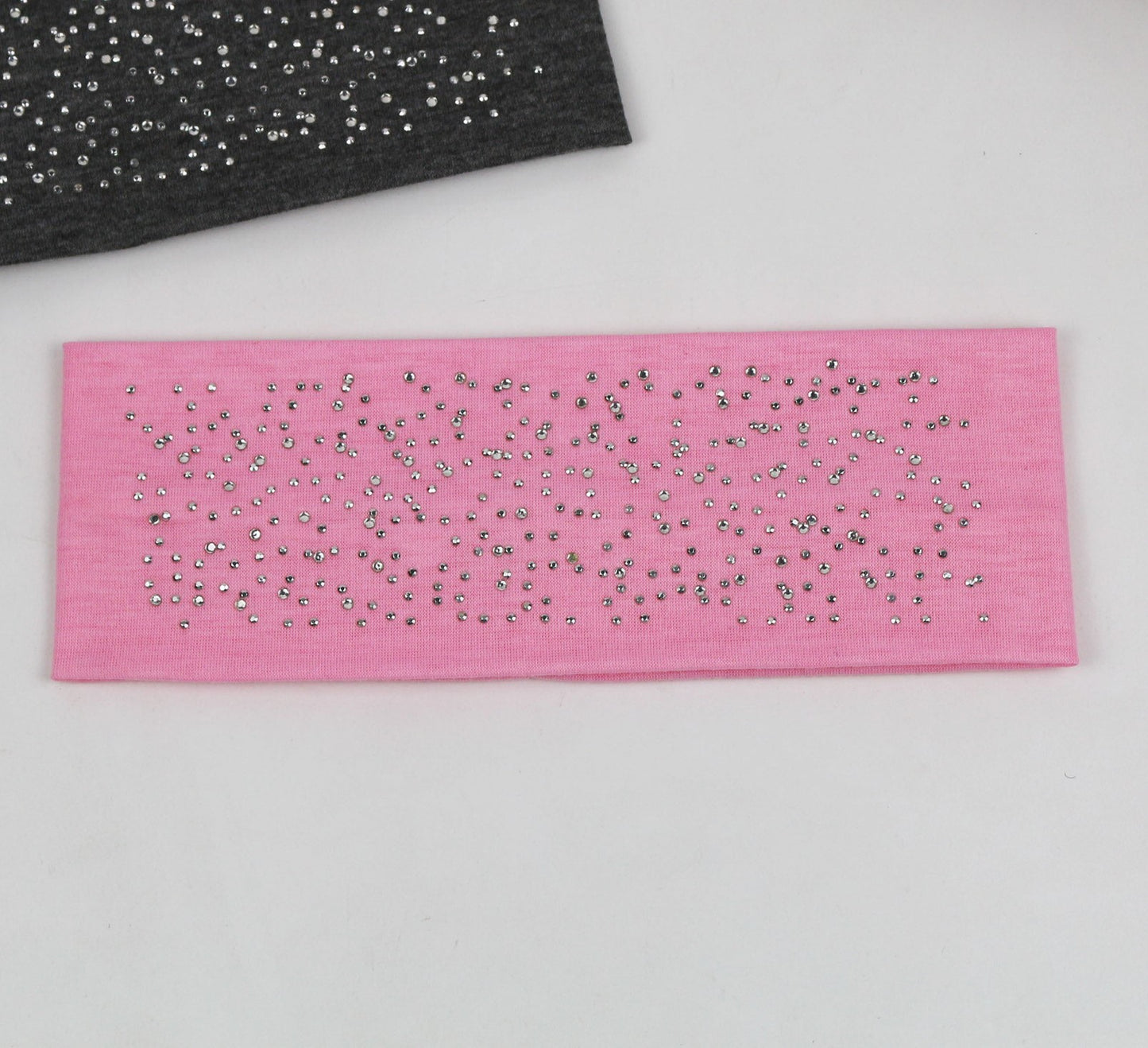 Cotton loop hair band with glitters